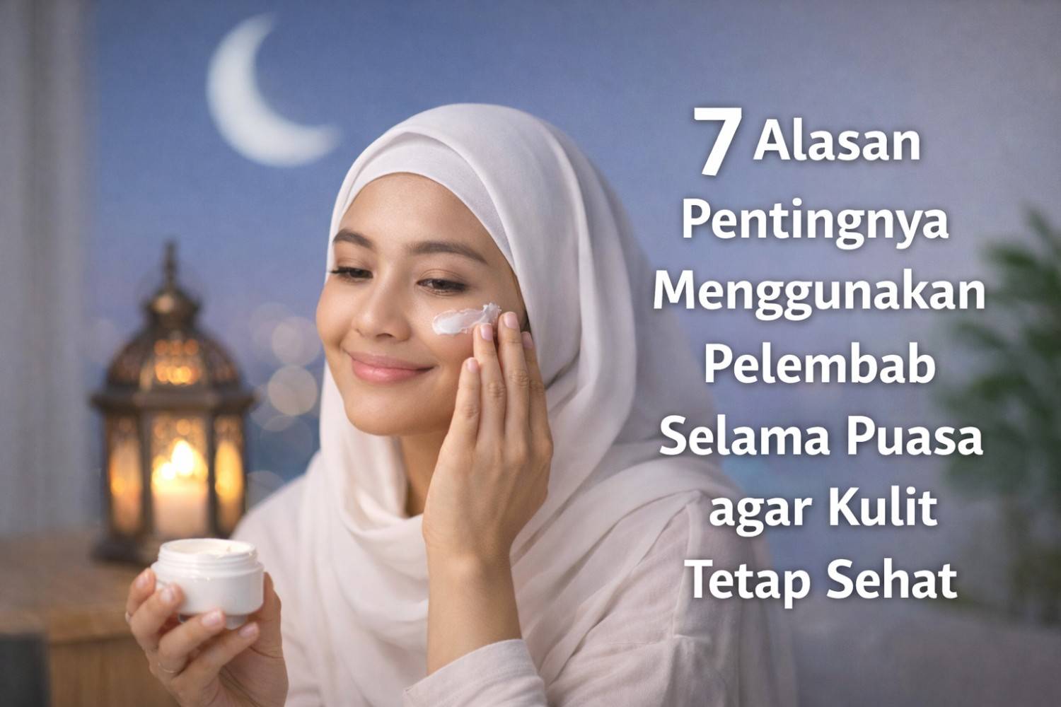 Menggunakan Pelembab